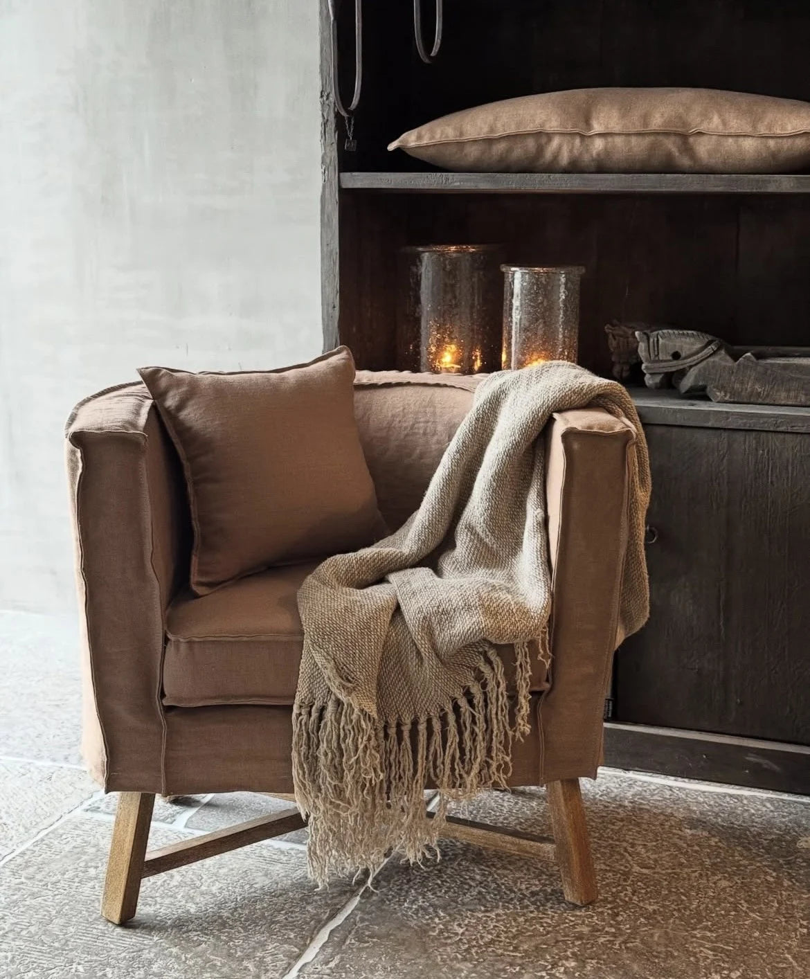 Fauteuil Dirk Chestnut